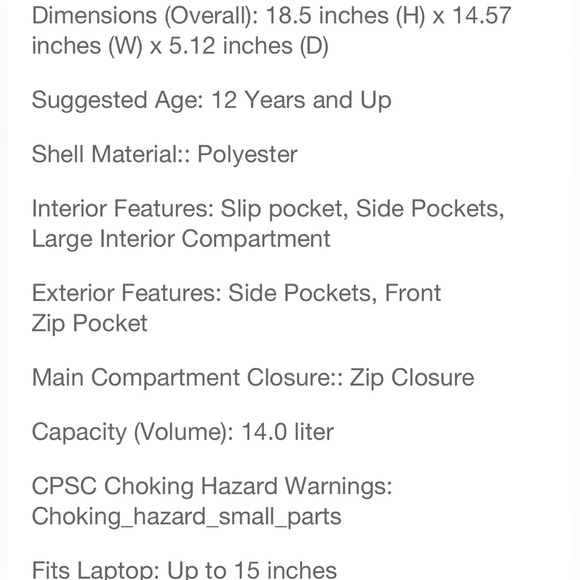 NWT Vineyard Vines x Target backpack - Picture 6 of 6